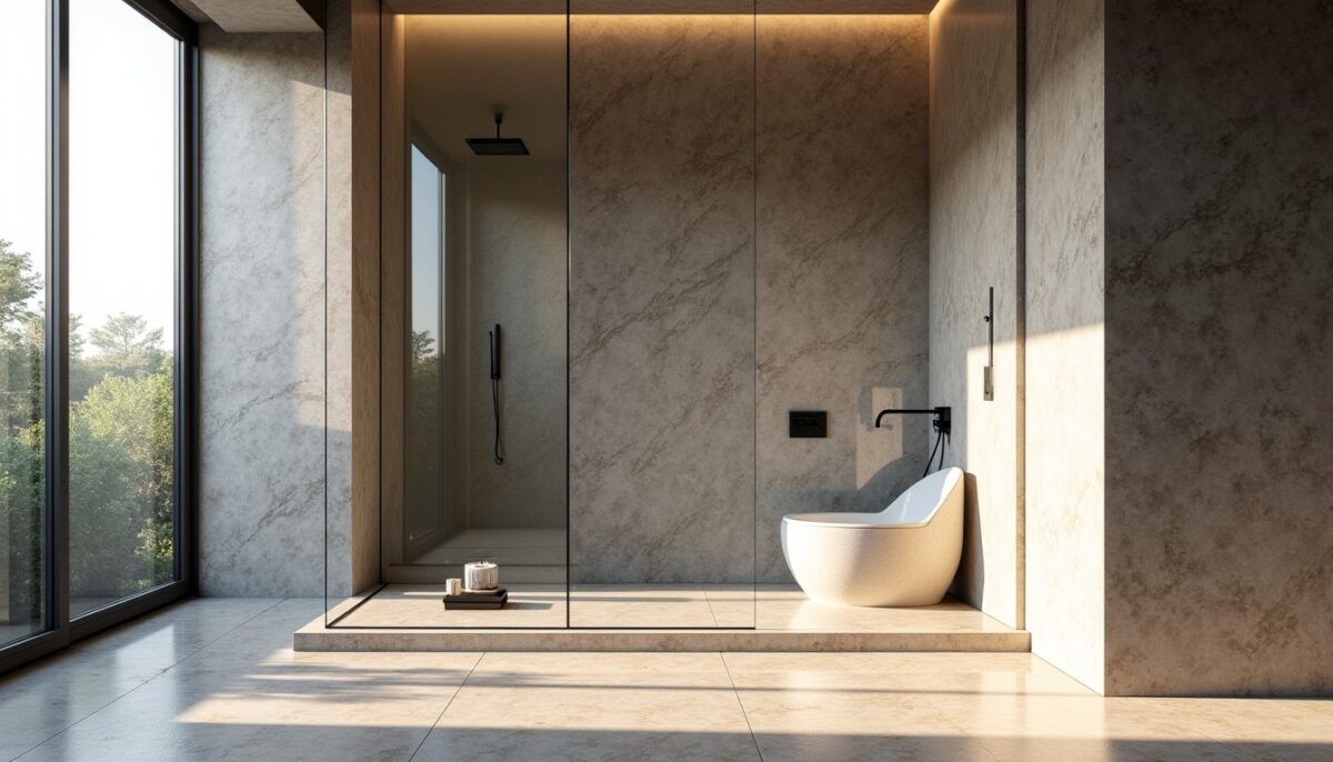 Douche à l’italienne en pierre naturelle : élégance, budget et conseils d’installation