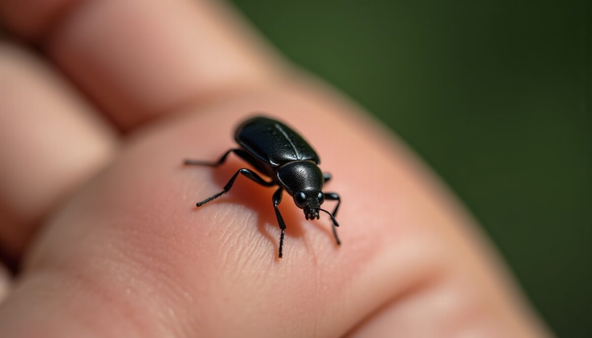 Insecte noir minuscule d'1 mm : guide pour le reconnaître et s'en débarrasser efficacement