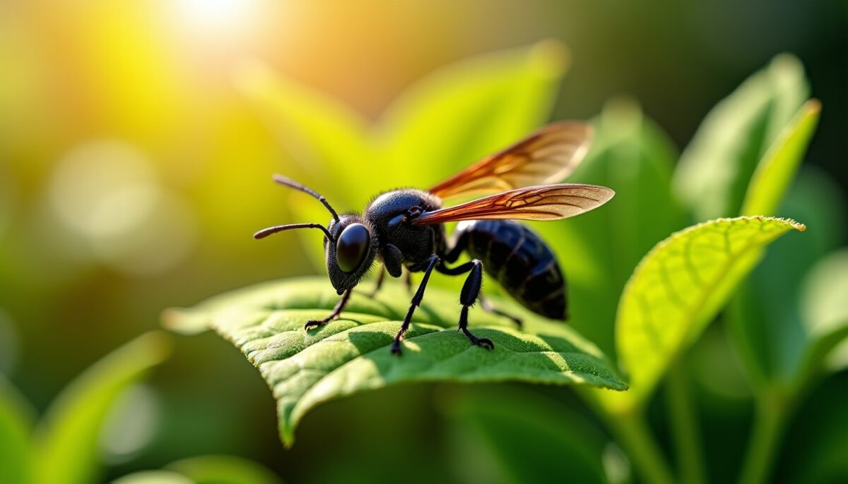 Guêpe noire : menace réelle ou simple inquiétude ? Comment agir face à sa présence