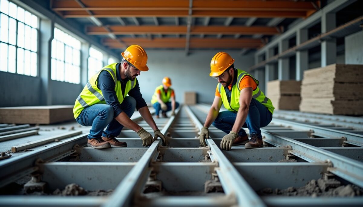 Plancher collaborant : définition, fonctionnement et utilités expliqués