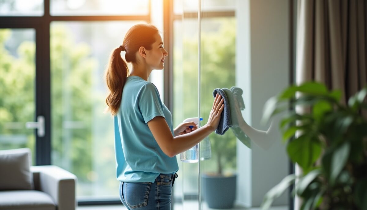 Nettoyage des vitres : le guide complet pour un résultat impeccable sans la moindre trace