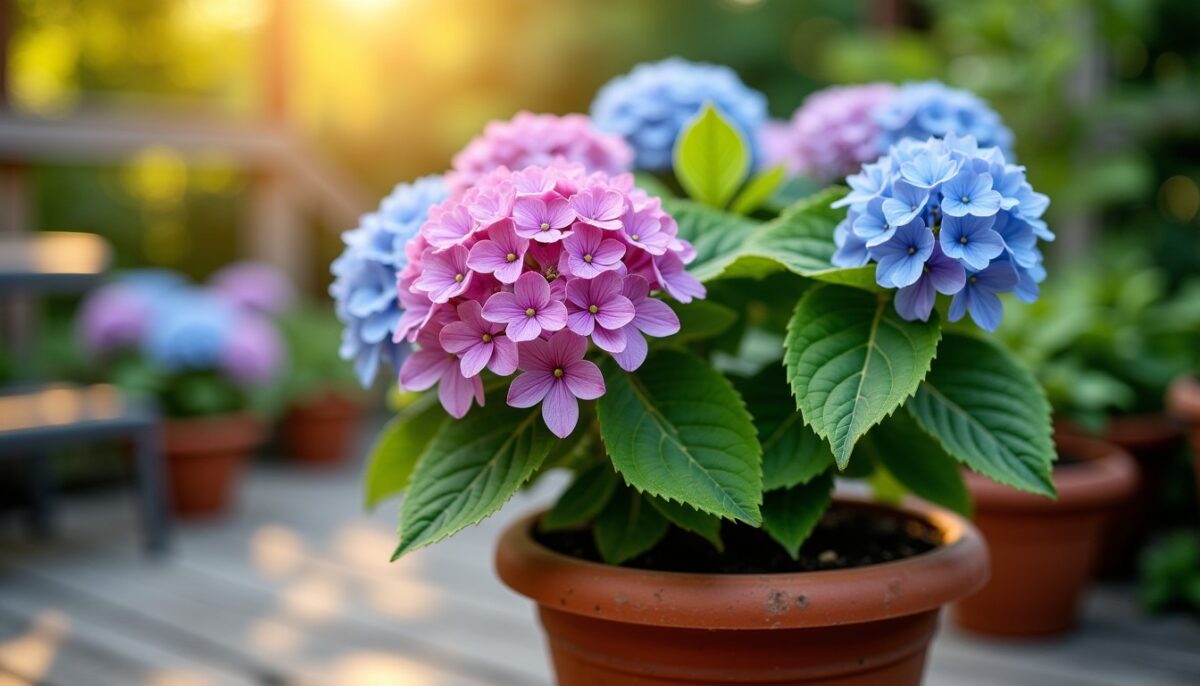 Hortensia en pot : les clés pour une plantation réussie et une floraison éclatante