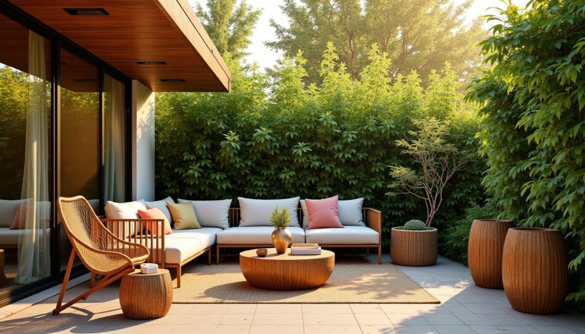 Tendance 2025 : Le bambou s'invite à nouveau sur nos terrasses pour un style naturel et durable