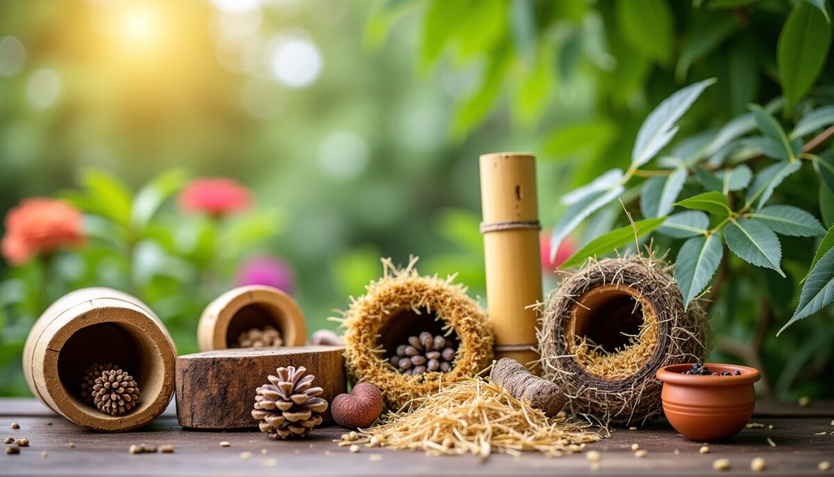 Matériaux pour hôtels à insectes : une solution naturelle pour lutter contre les parasites