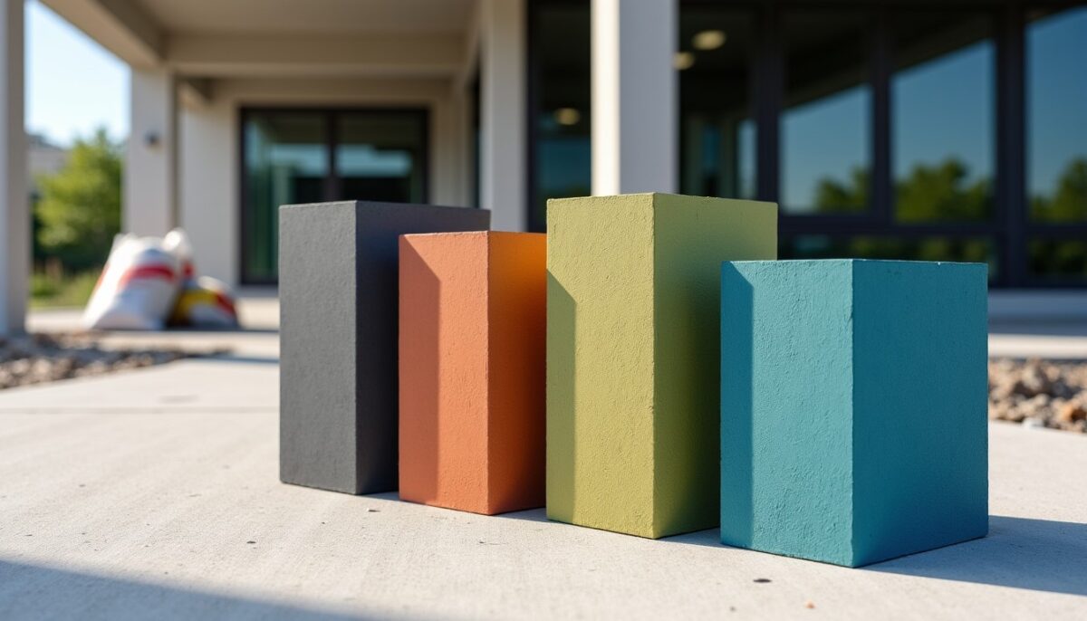 Colorants pour béton : guide complet sur les tarifs, effets esthétiques et longévité